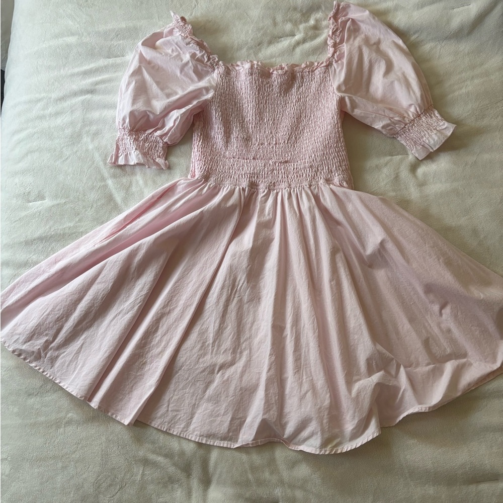 Francesca's Collections Light Pink Casual Dress